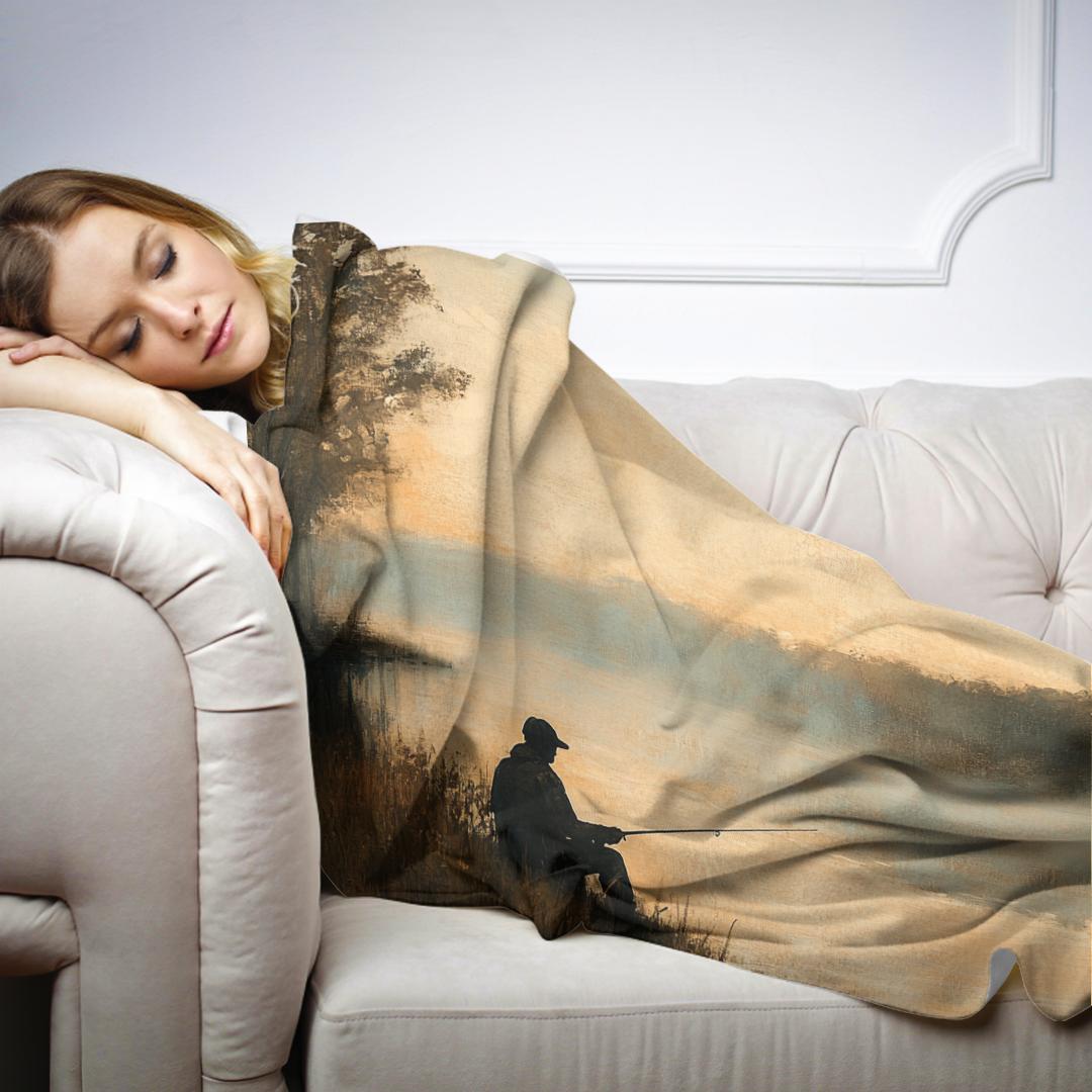 Angler's Dawn Blanket