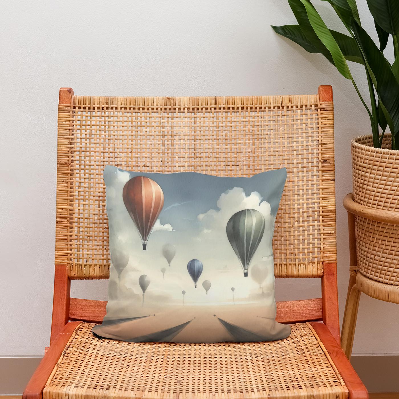 Ascend in Serenity Cotton Cushion