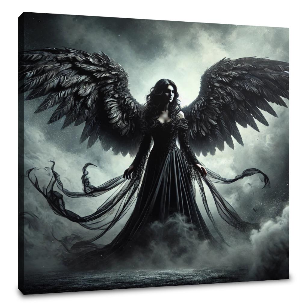 Gothic Angel of Darkness Canvas