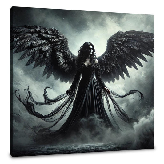 Gothic Angel of Darkness Canvas