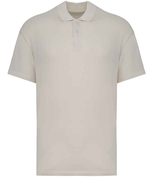 Organic Drop Shoulder Polo Shirt: Mens