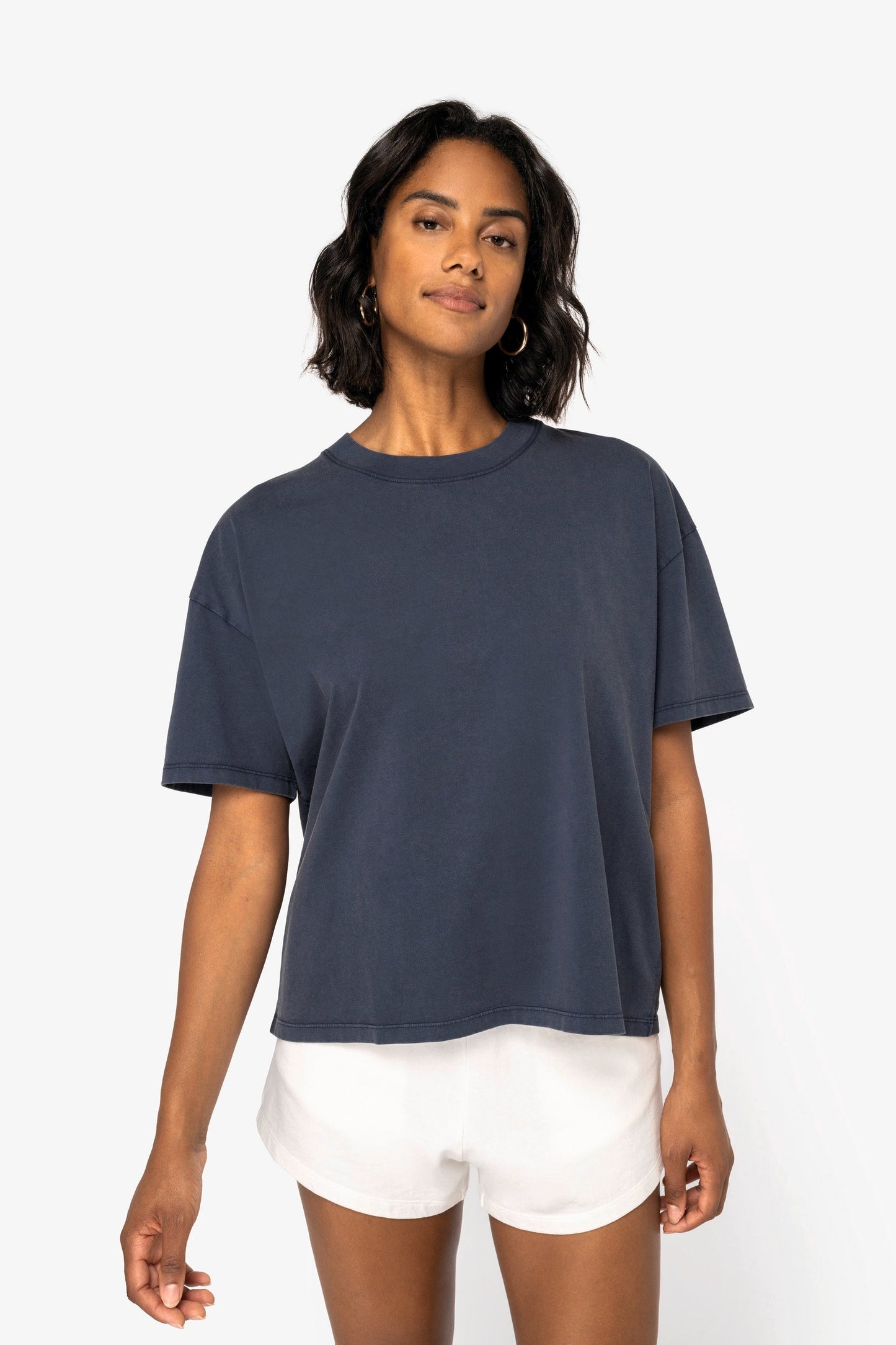 Organic Oversize Washed T-shirt: Womens