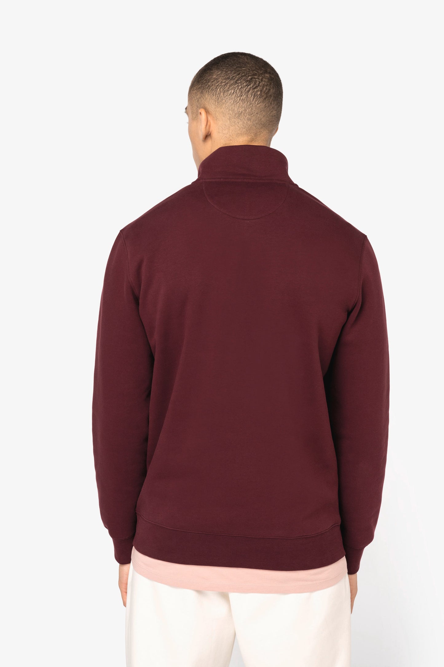 Organic Quarter Zip Sweatshirt: Mens