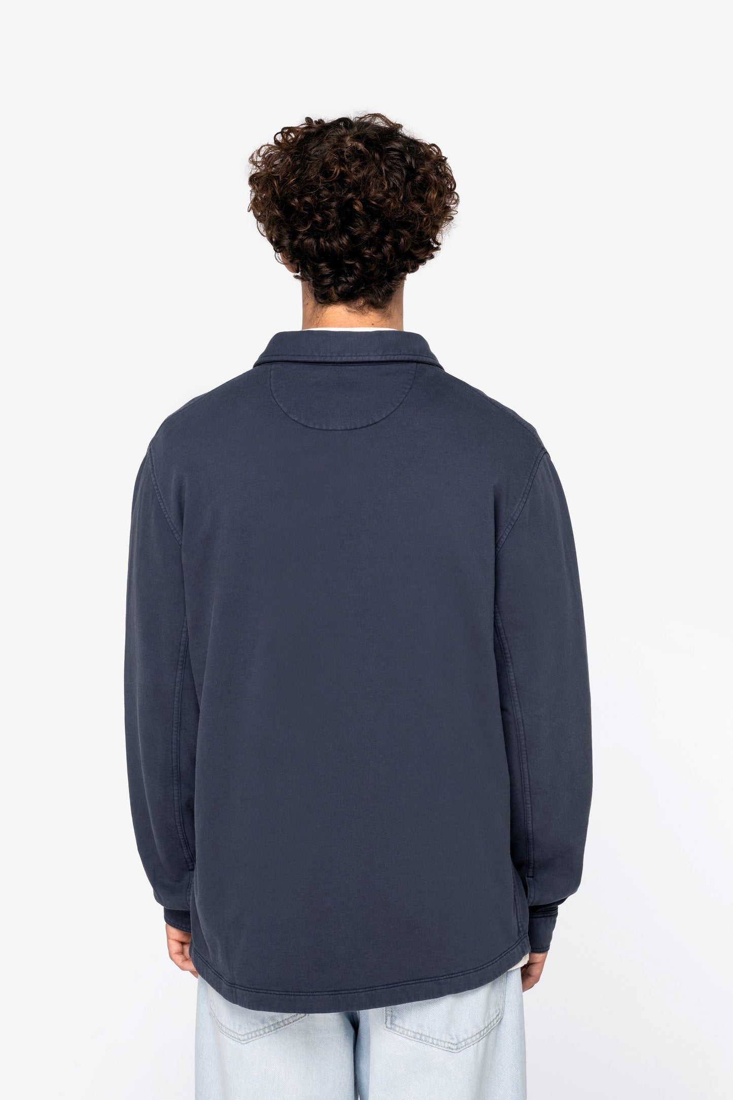 Organic Faded Overshirt: Mens