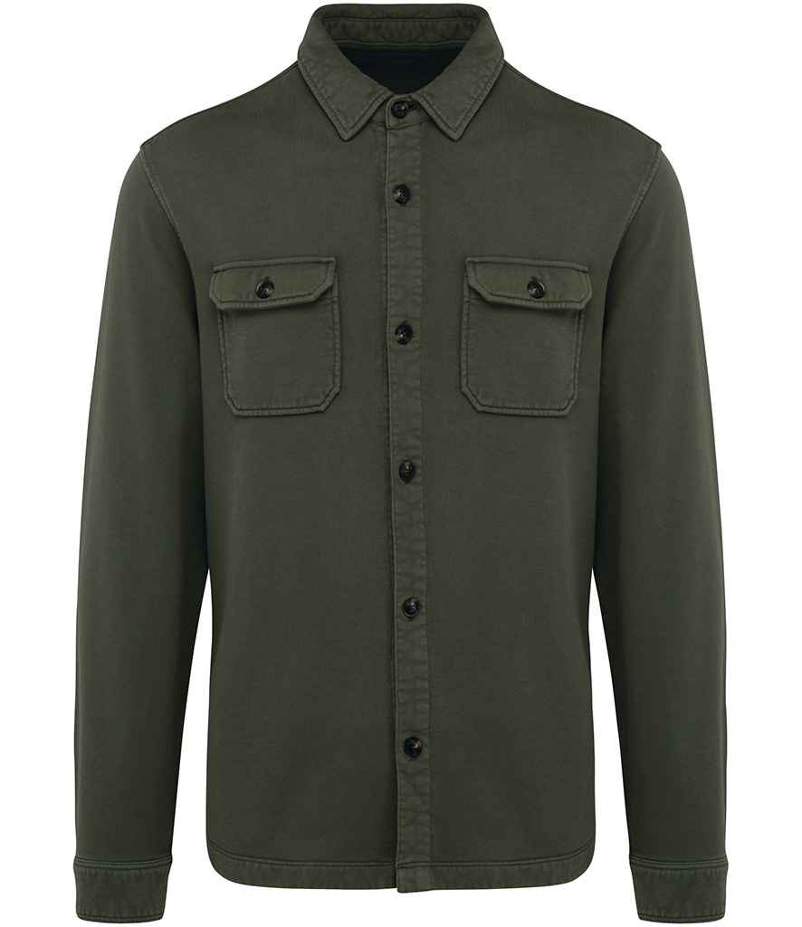 Organic Faded Overshirt: Mens