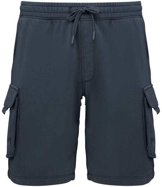 Organic Washed Effect Cargo Shorts
