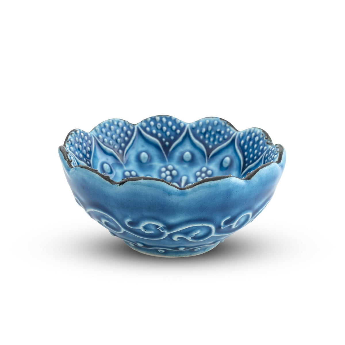 8 cm Handmade Bowl, Ocean Blue