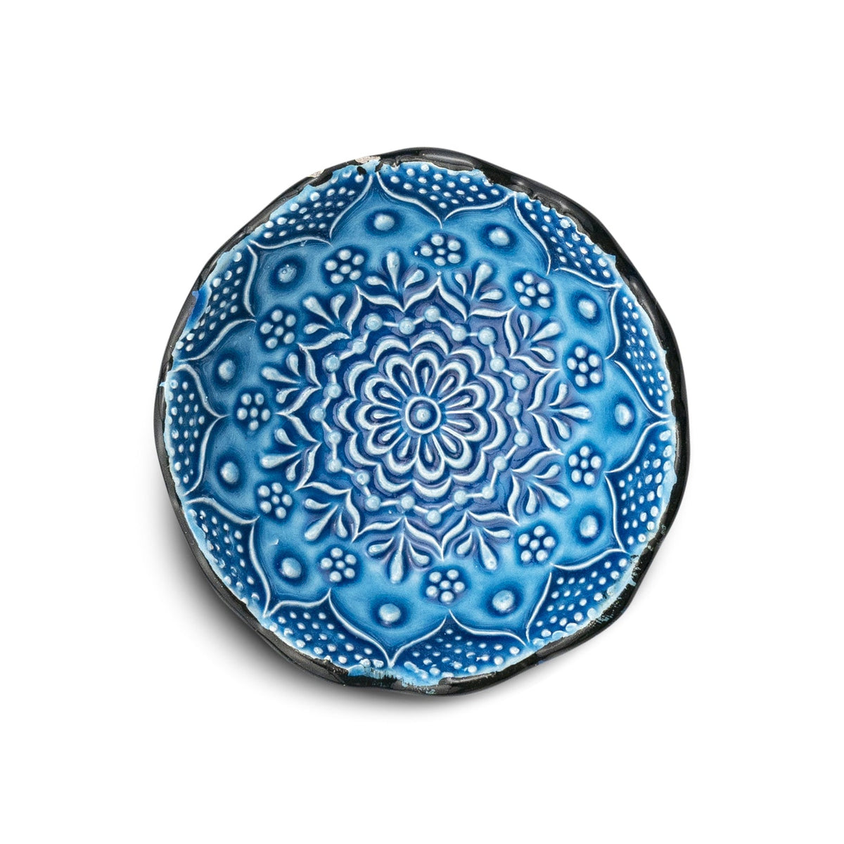 8 cm Handmade Bowl, Ocean Blue