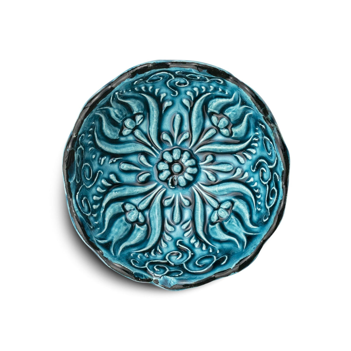 8 cm Handmade Bowl, Ocean Turquoise