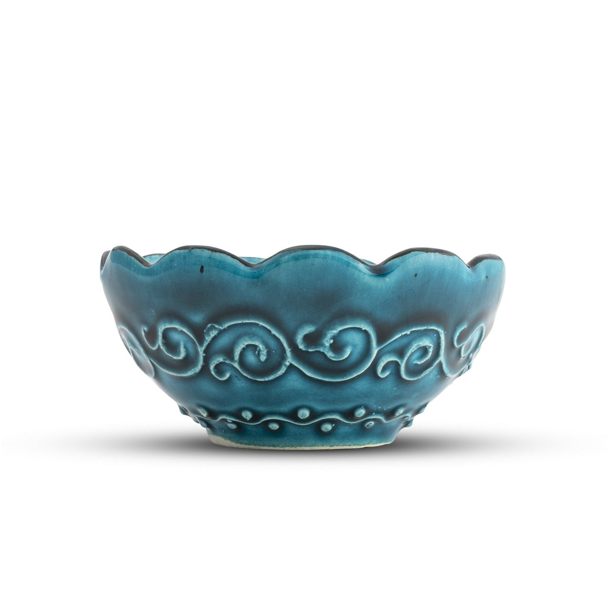 8 cm Handmade Bowl, Ocean Turquoise
