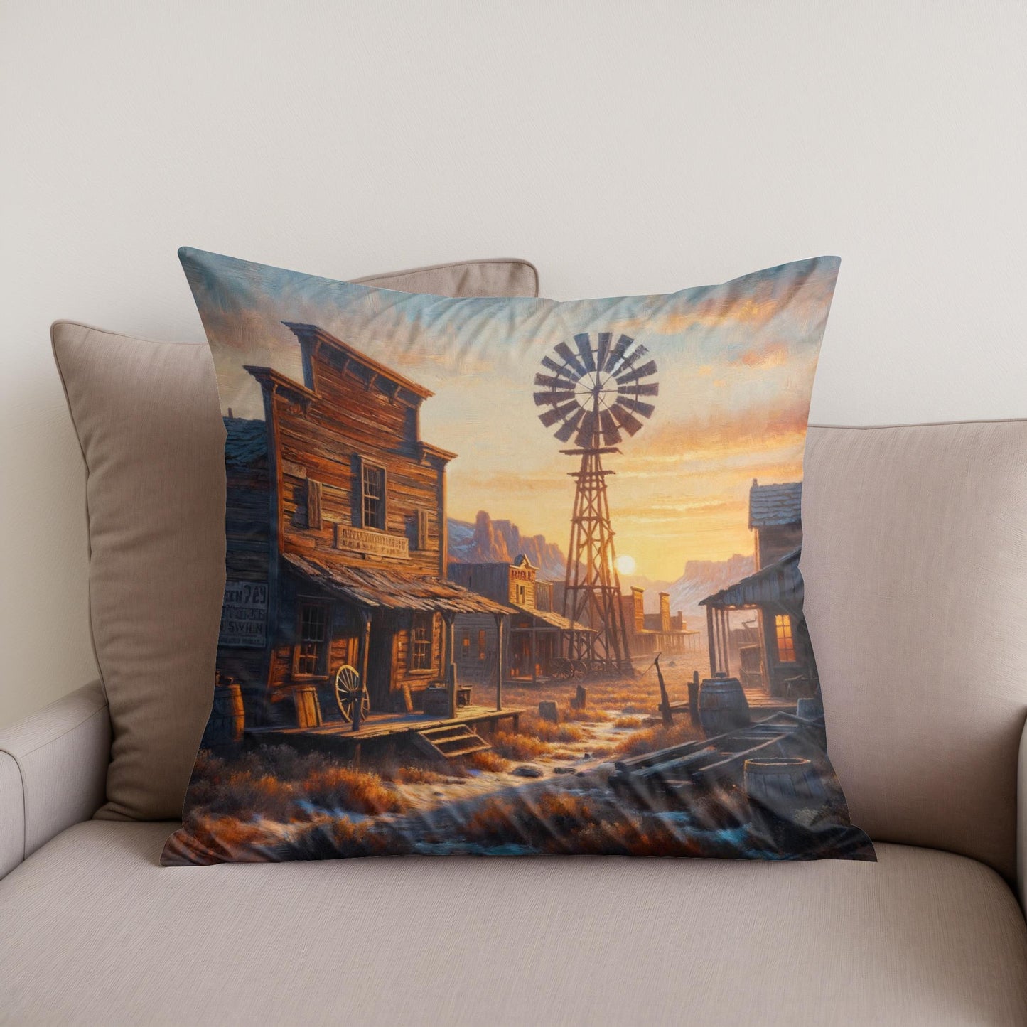 Forgotten Frontier Cotton Cushion