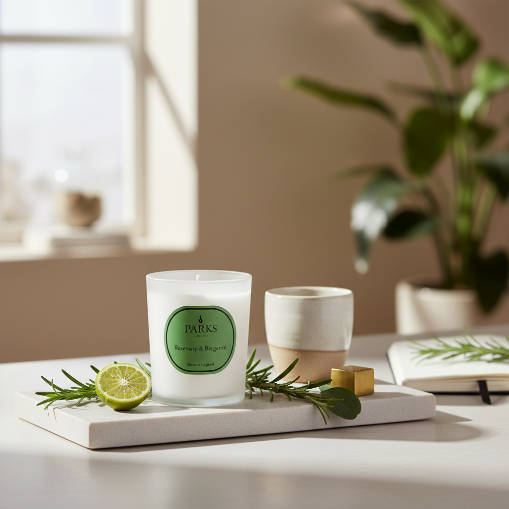 ROSEMARY & BERGAMOT CANDLE 180G