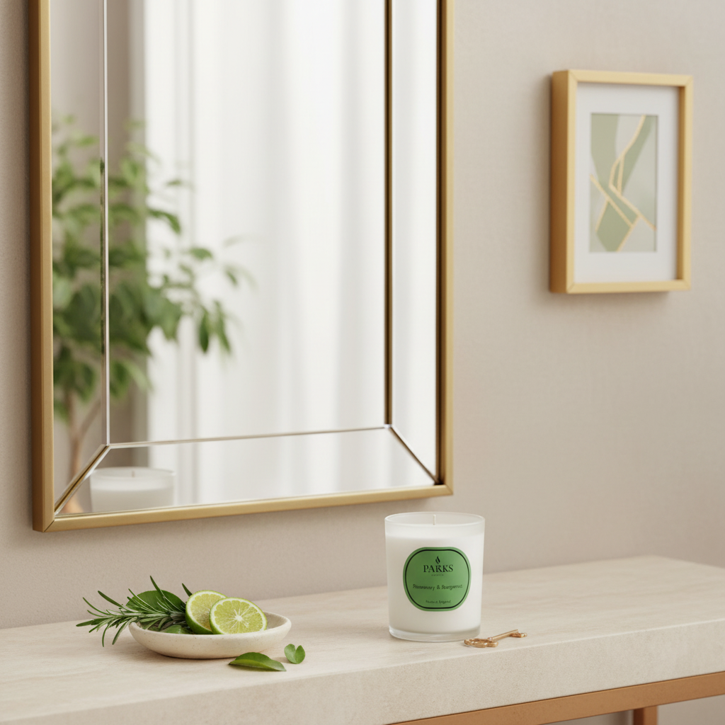 ROSEMARY & BERGAMOT CANDLE 180G