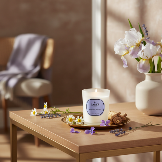 CAMOMILE & VIOLET CANDLE 180G
