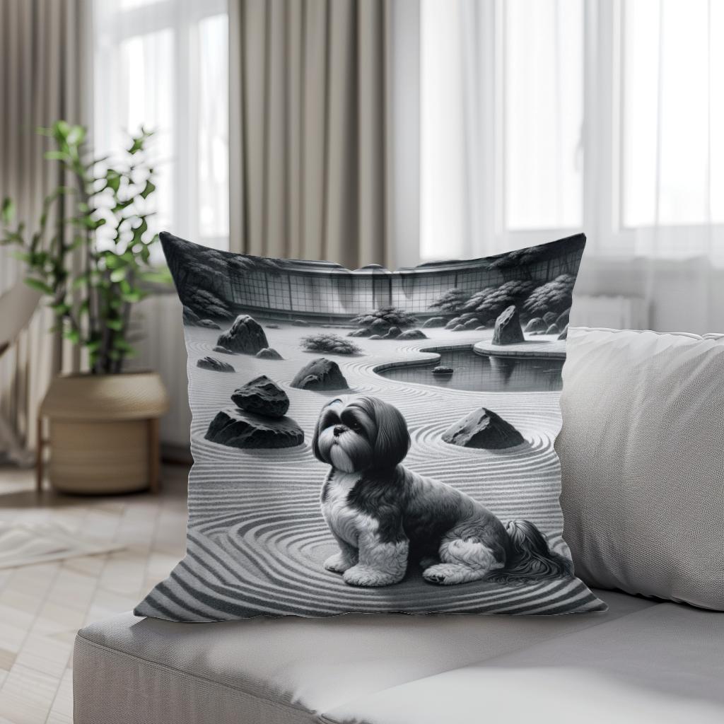 Zen Harmony Cotton Cushion