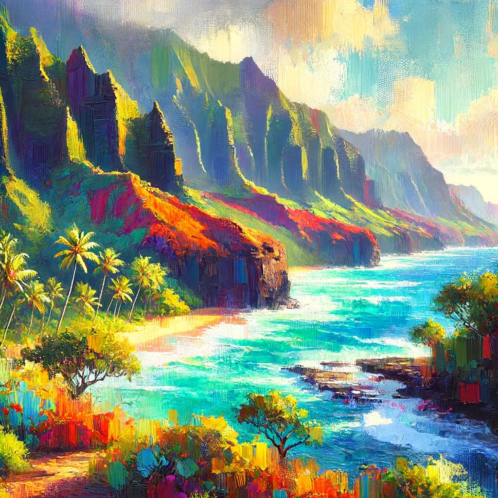 Na Pali Coast Splendor Canvas