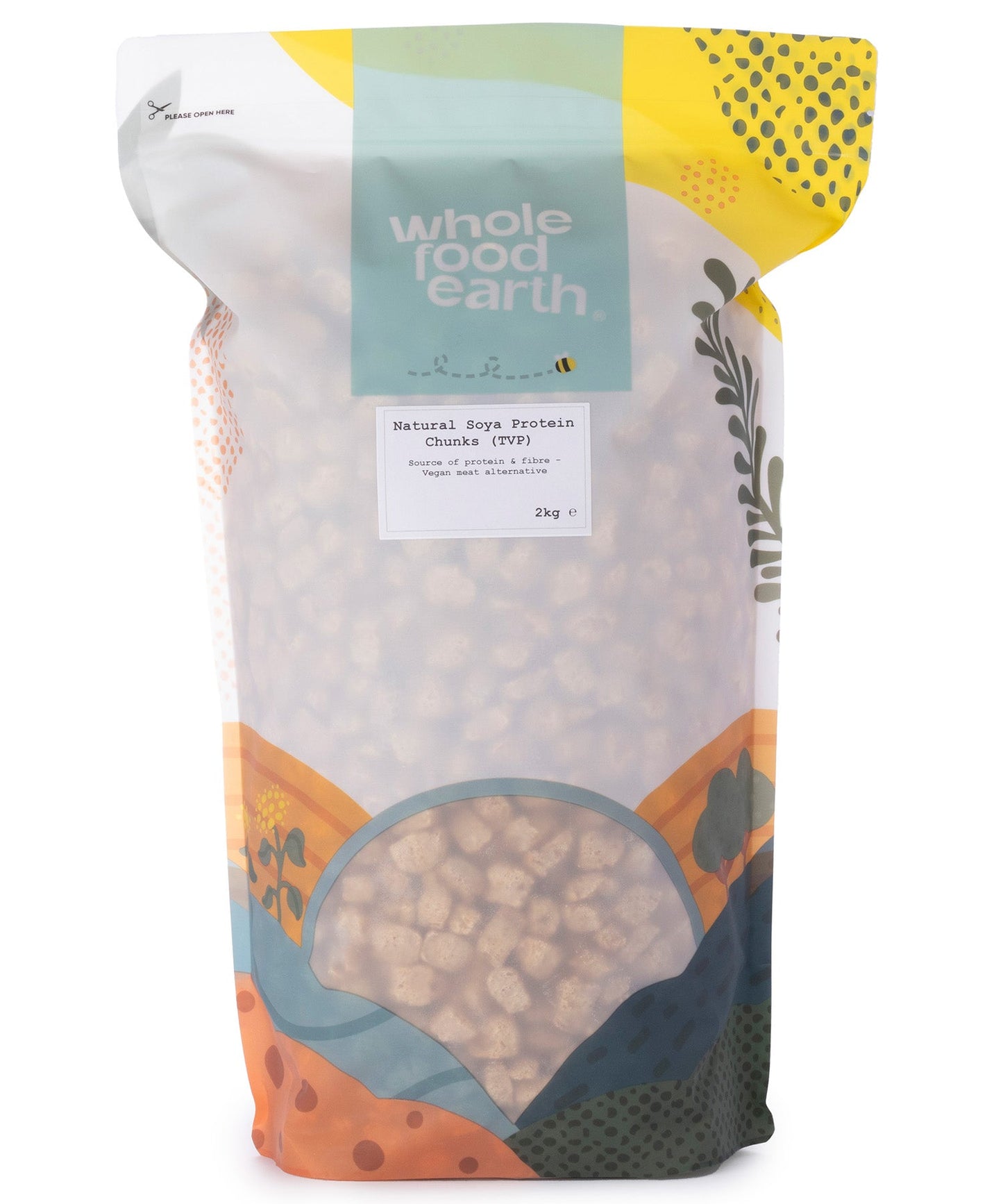 TVP Natural Chunks Soya Protein