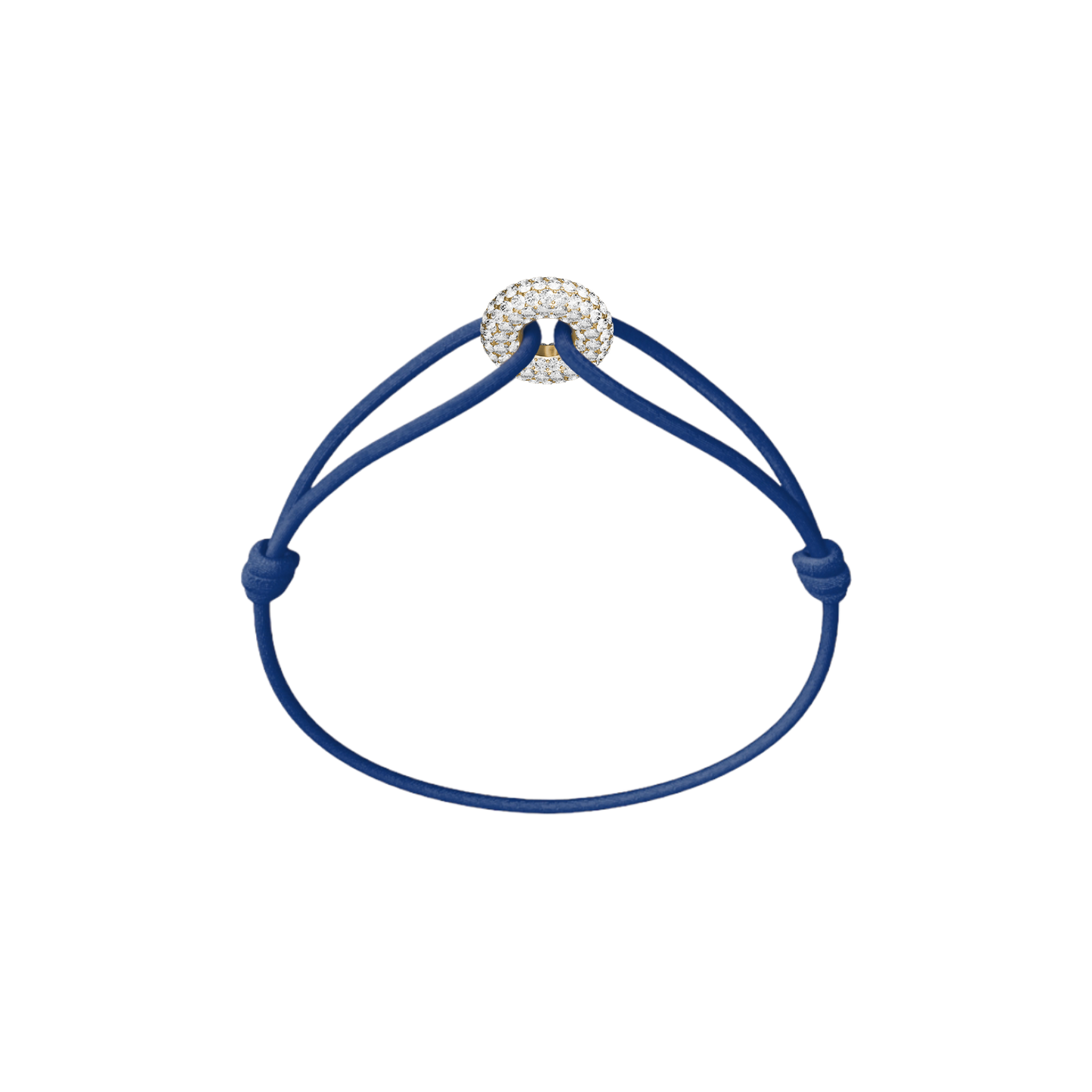Mini Golden Soho Pavé Cord Bracelet