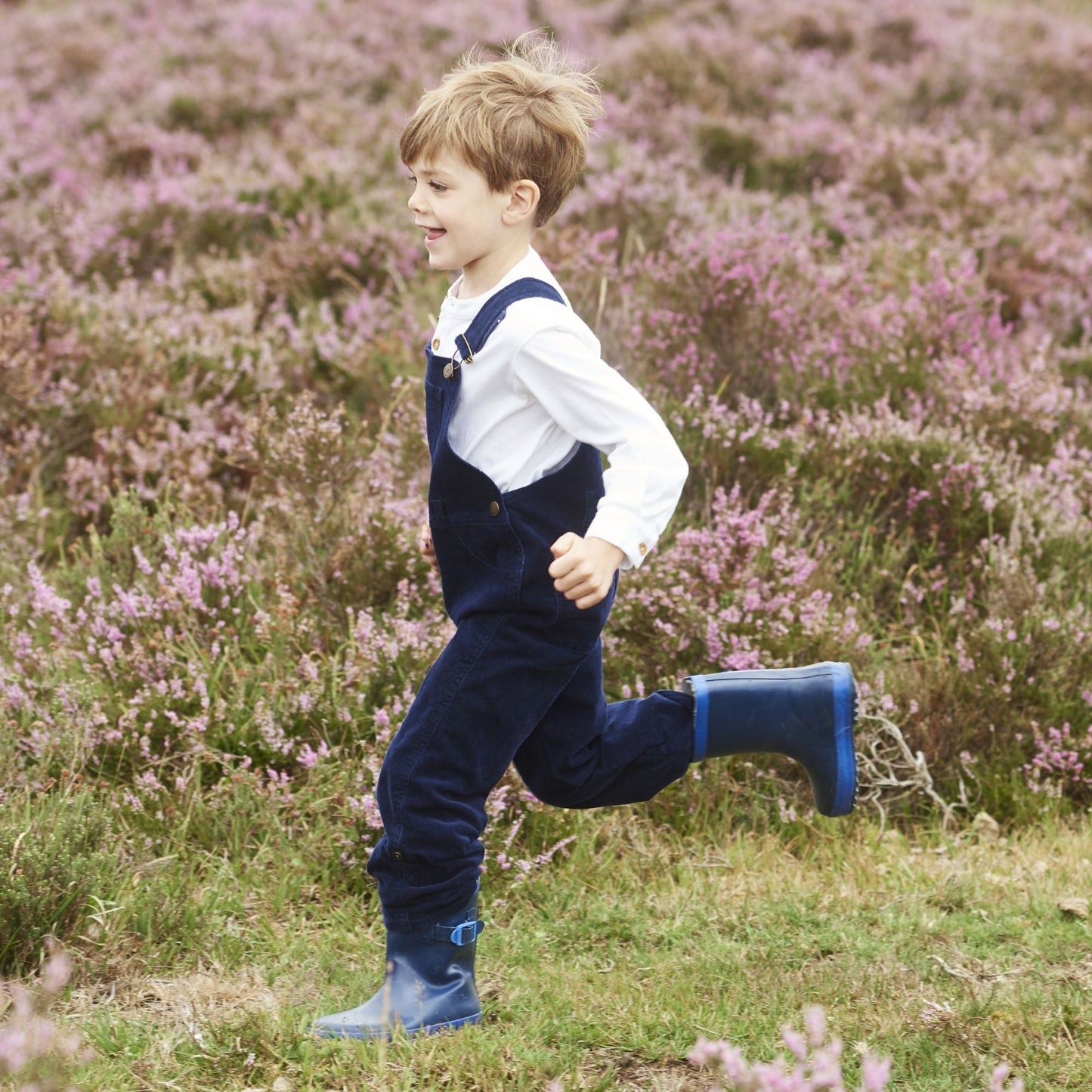 Navy Corduroy Dungarees