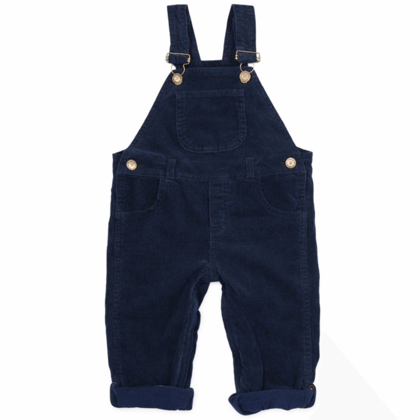 Navy Corduroy Dungarees