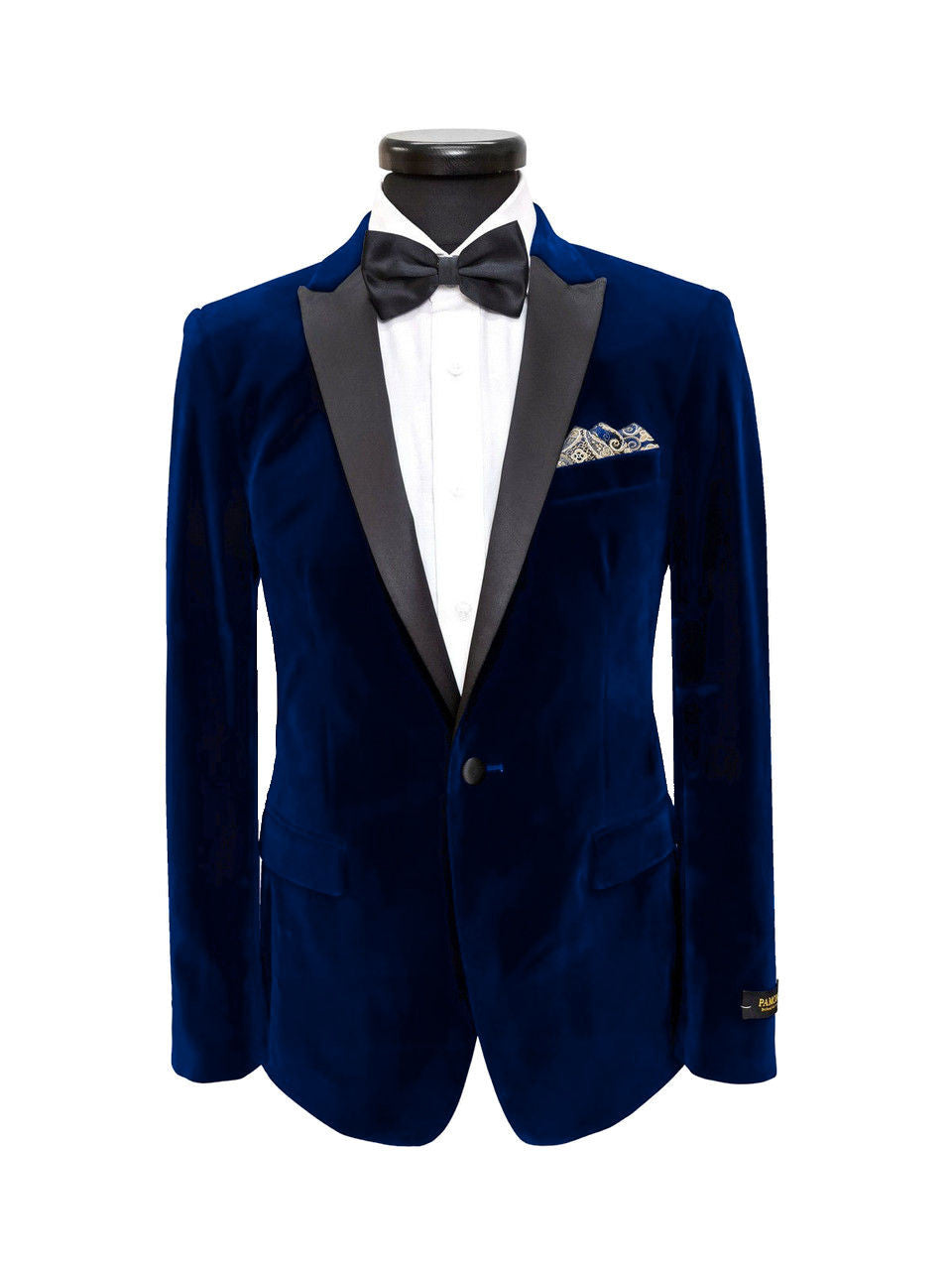 Navy Velvet Dinner Blazer