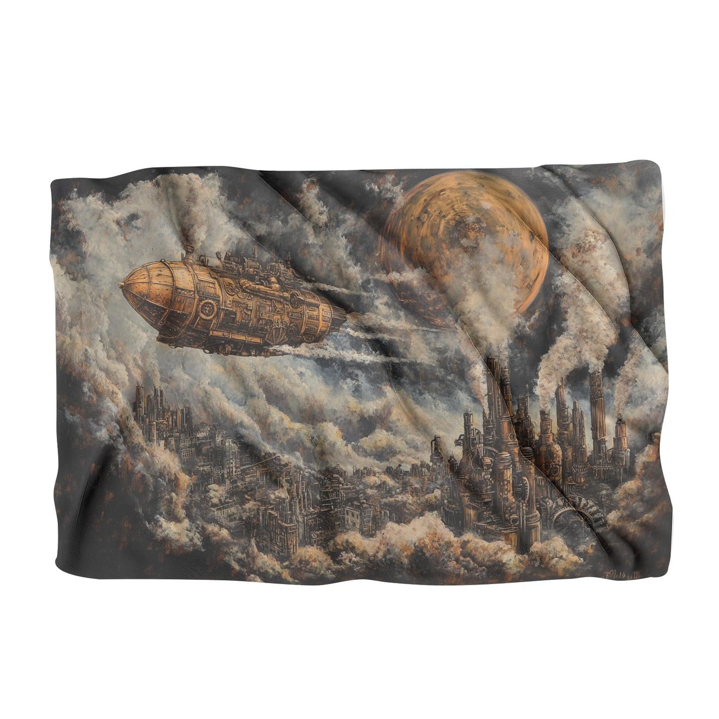 Mechanical Dreamscape Blanket