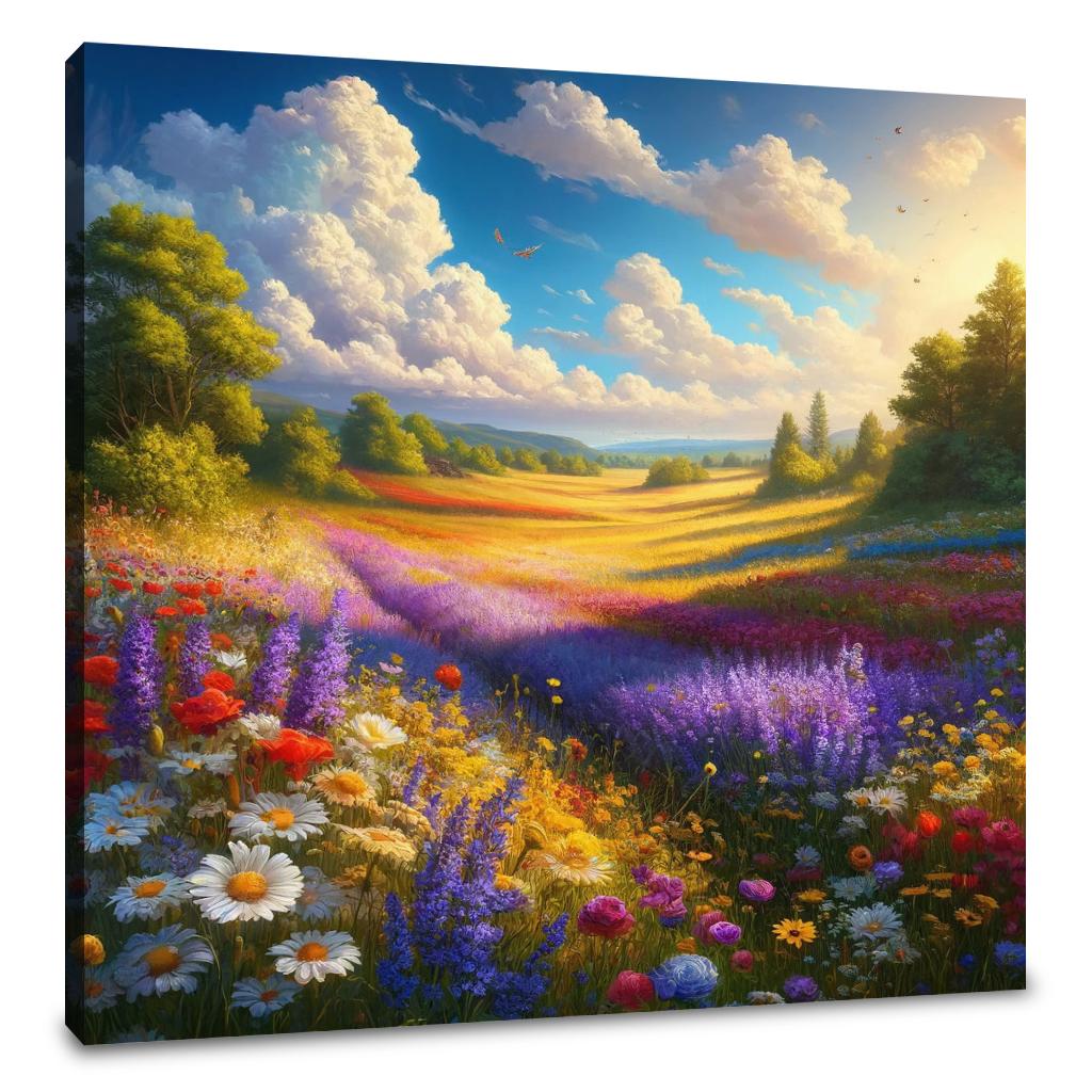 Meadow Whispers Summer Canvas