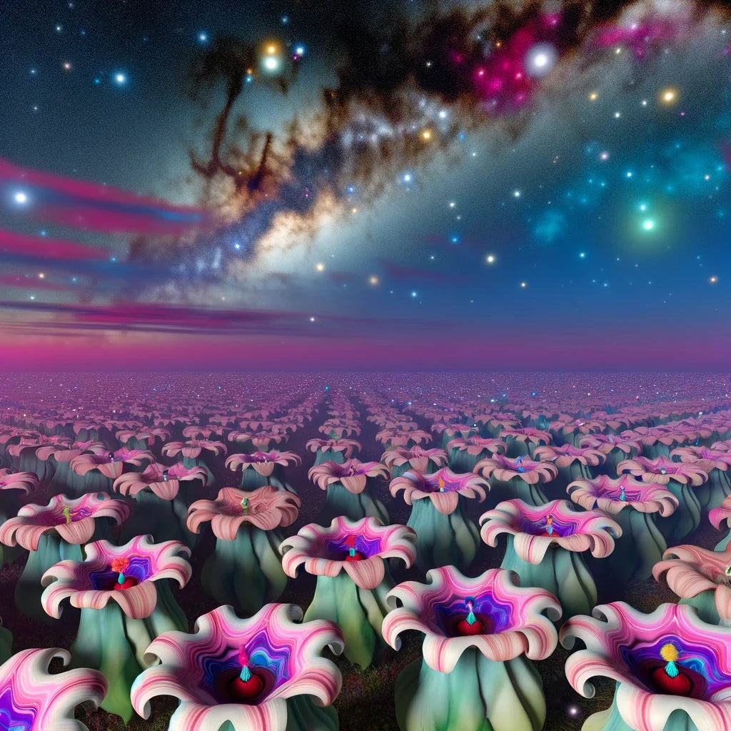 Nebula Bloom Canvas
