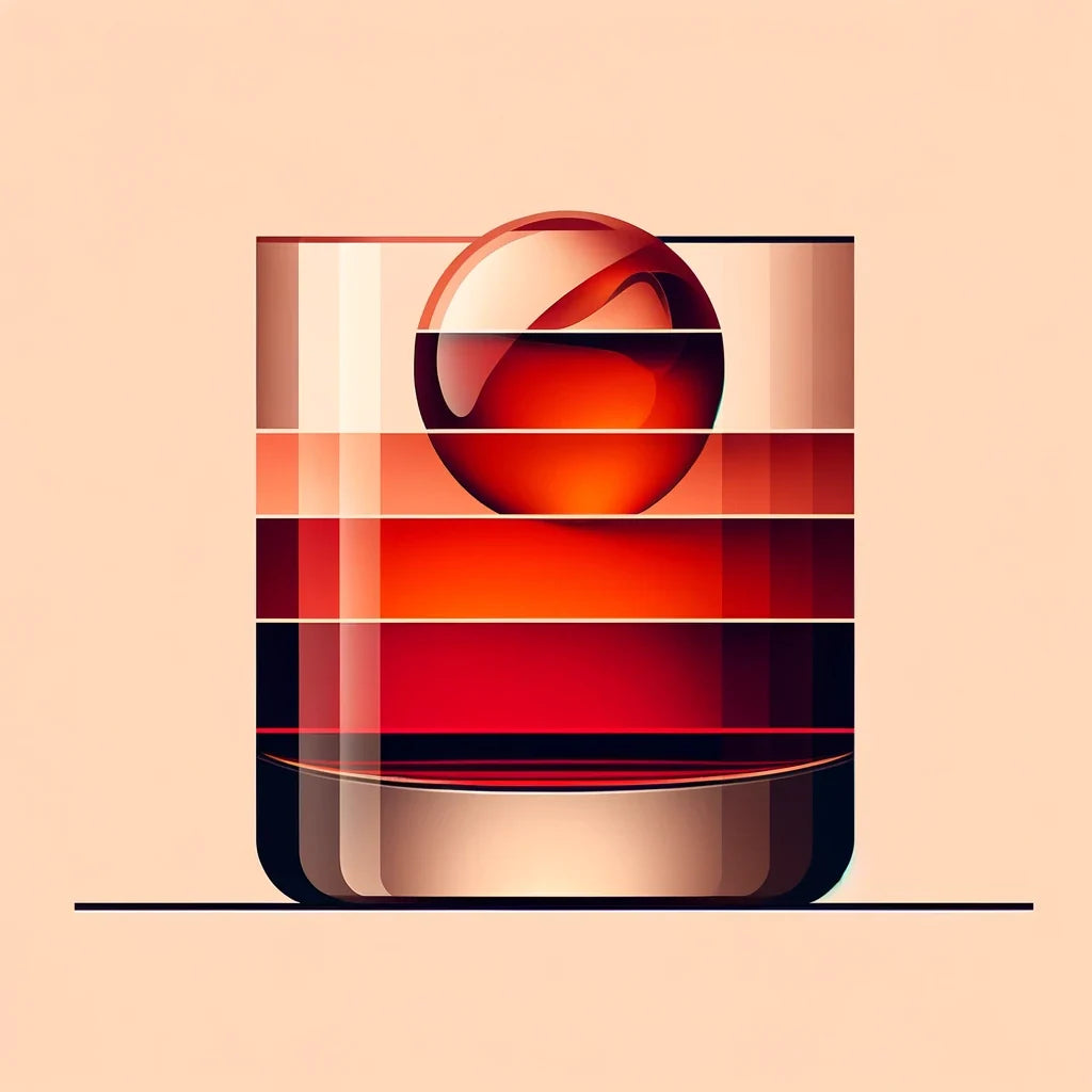 Negroni Abstract Minimalism Canvas