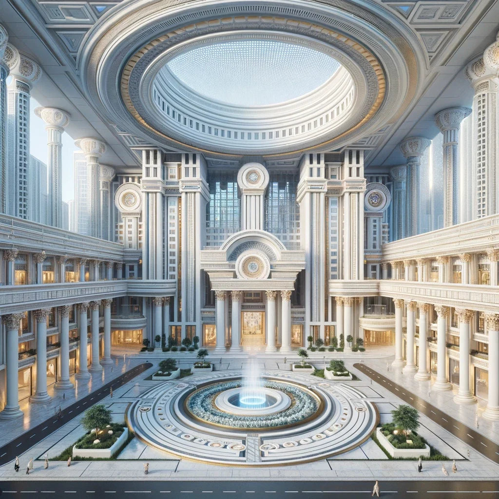 Neo-Future Elegance Canvas
