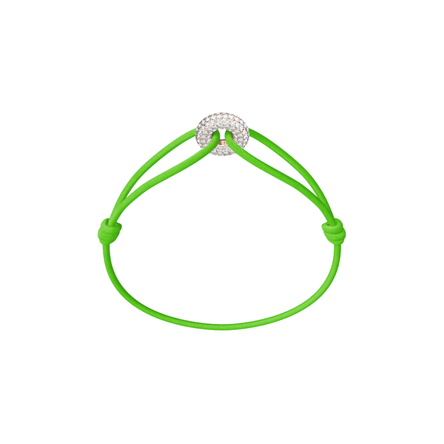 Mini Rose Soho Pavé Cord Bracelet