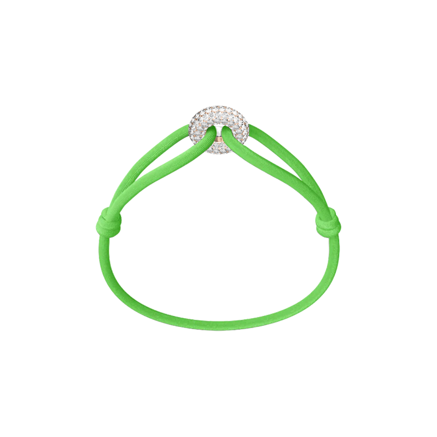 Rose Soho Pavé Cord Bracelet