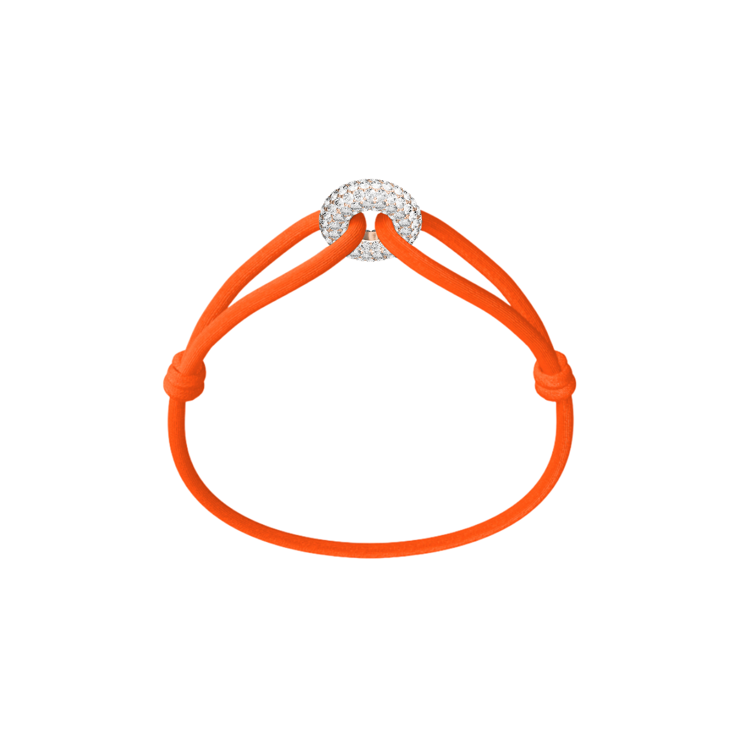 Rose Soho Pavé Cord Bracelet