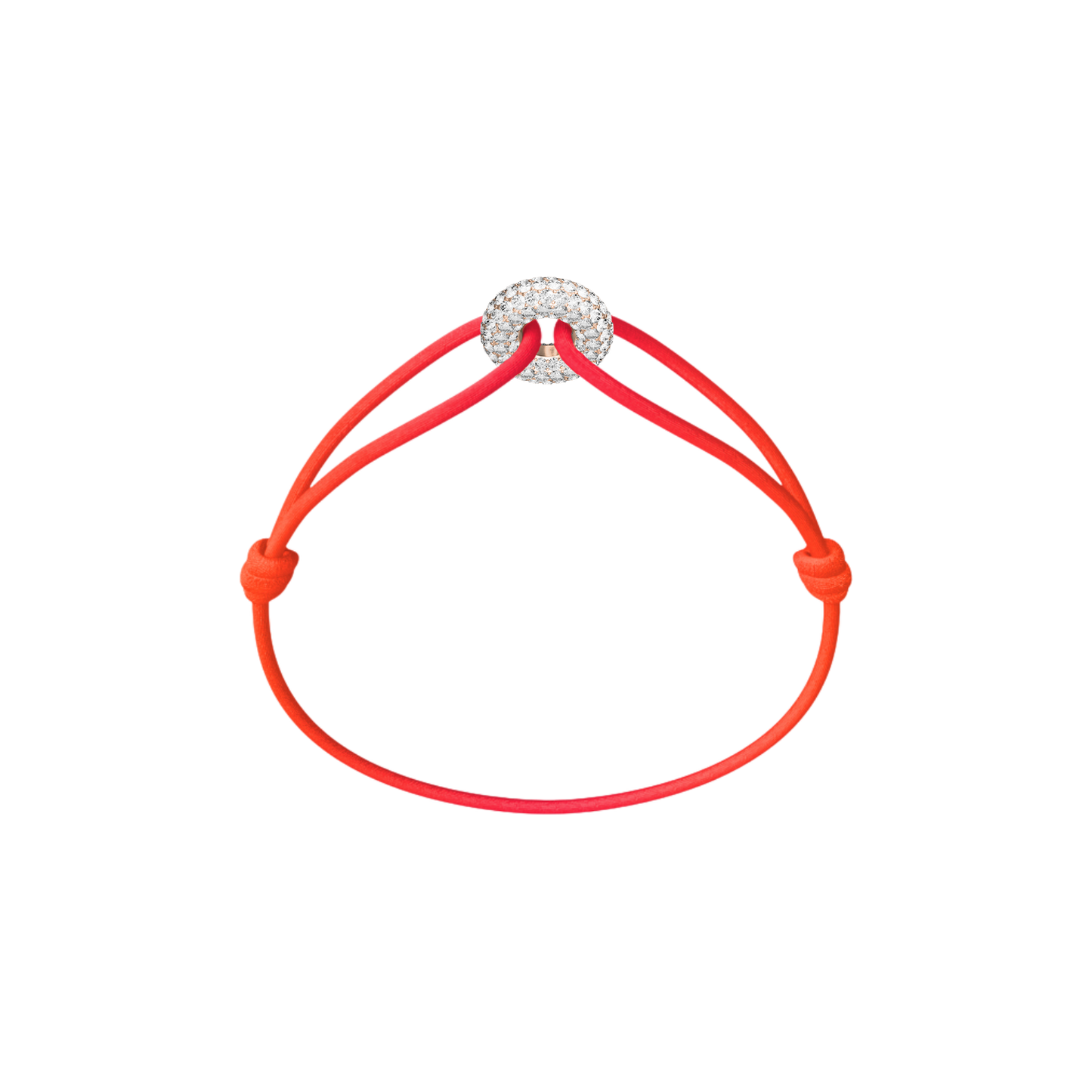 Mini Rose Soho Pavé Cord Bracelet