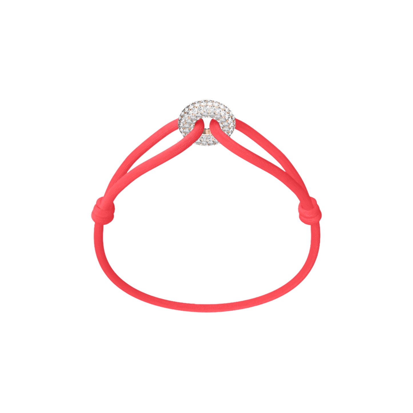 Rose Soho Pavé Cord Bracelet