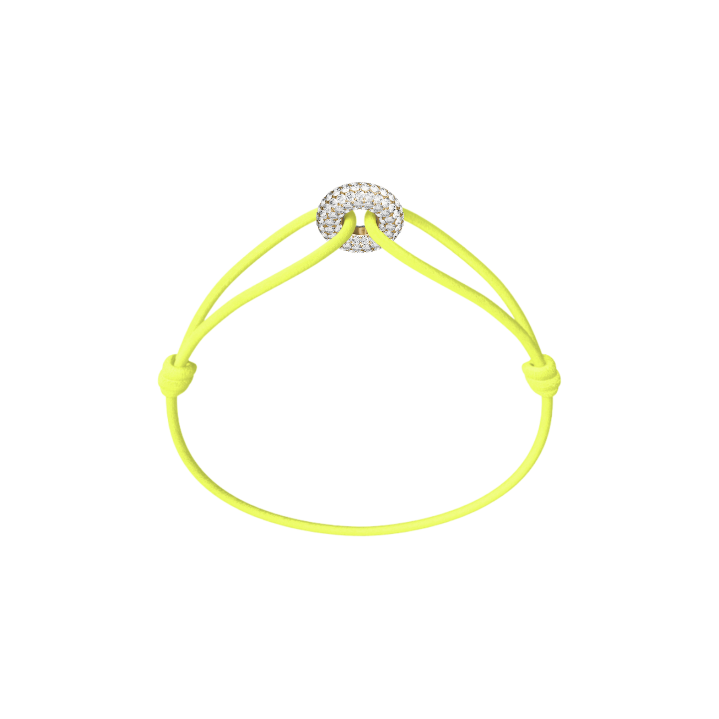 Mini Golden Soho Pavé Cord Bracelet