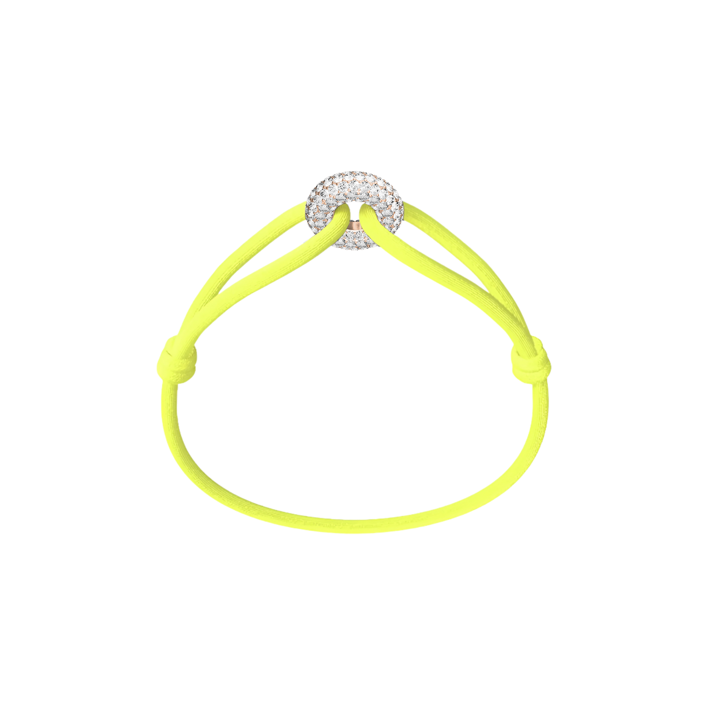 Rose Soho Pavé Cord Bracelet
