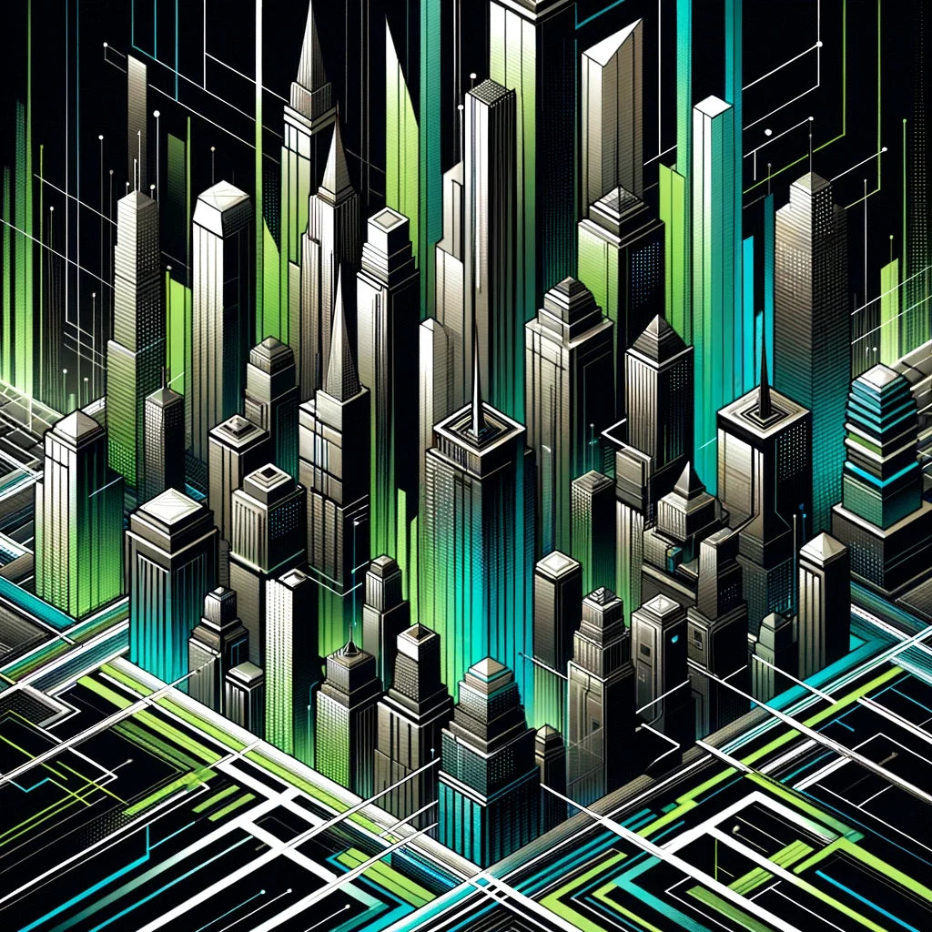 Neon Metropolis Canvas