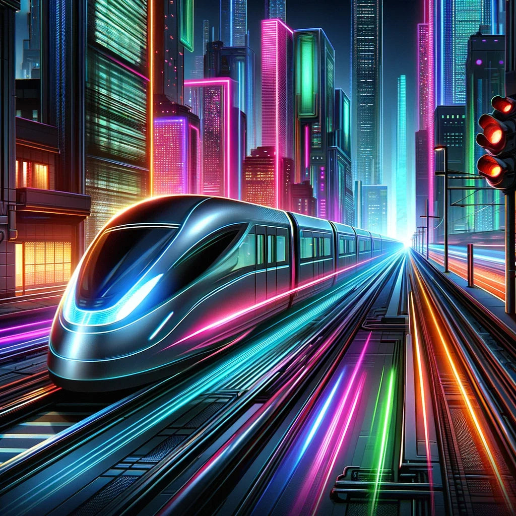 Neon Velocity Cotton Cushion