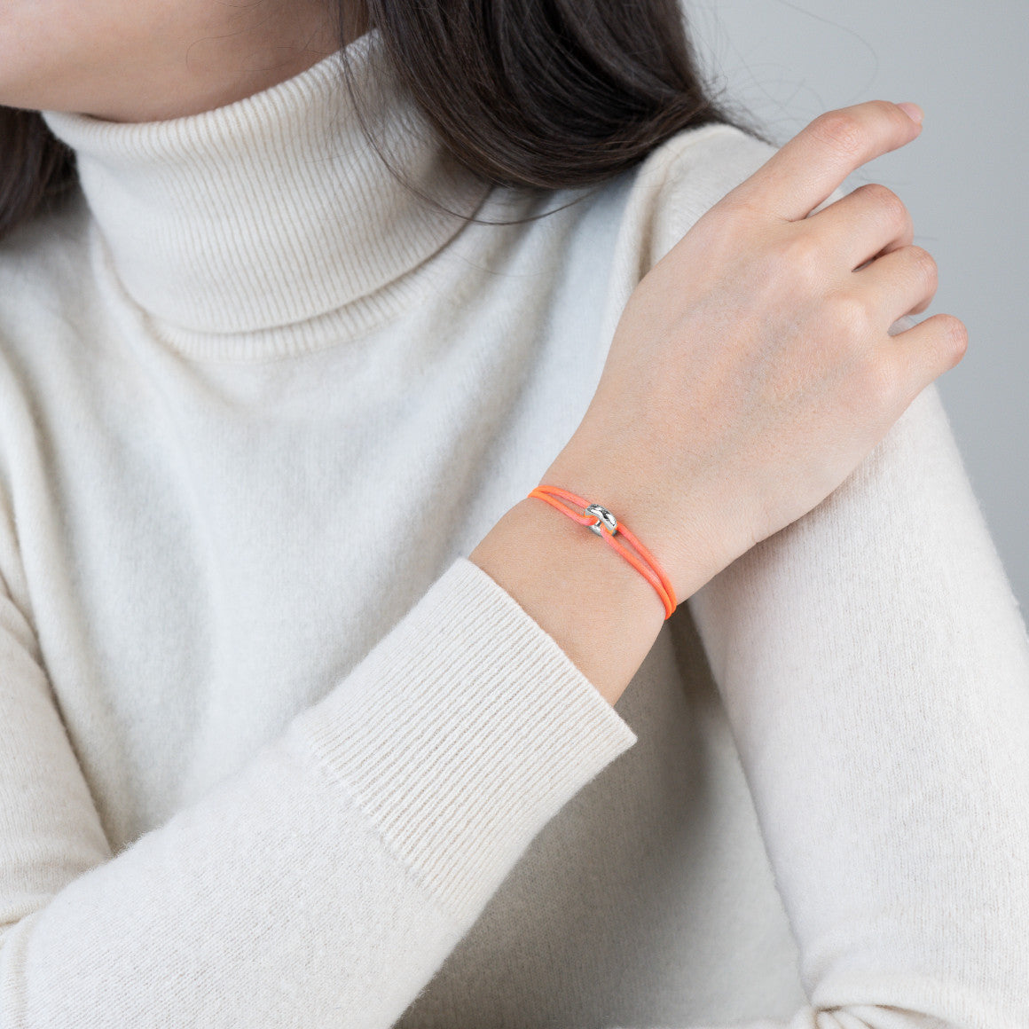 Mini Silver Soho Cord Bracelet