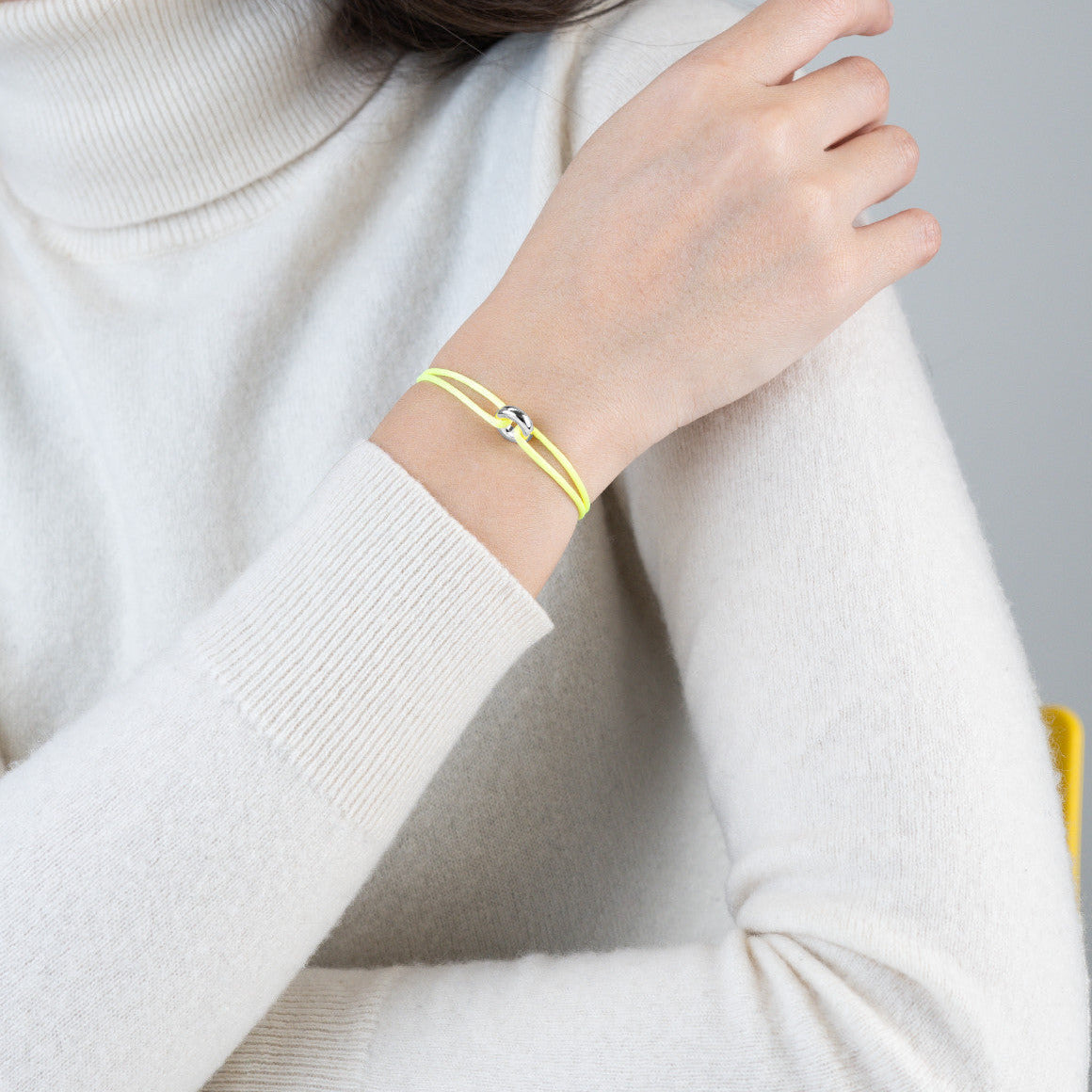 Mini Silver Soho Cord Bracelet