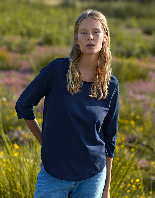 Fairtrade Organic Loose 3/4 Sleeve T-shirt