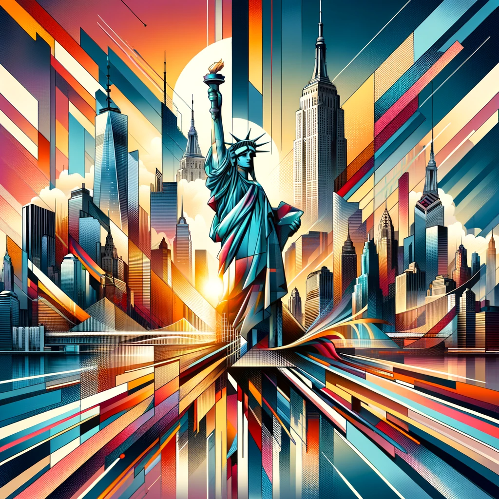 New York Rhythmscape Canvas