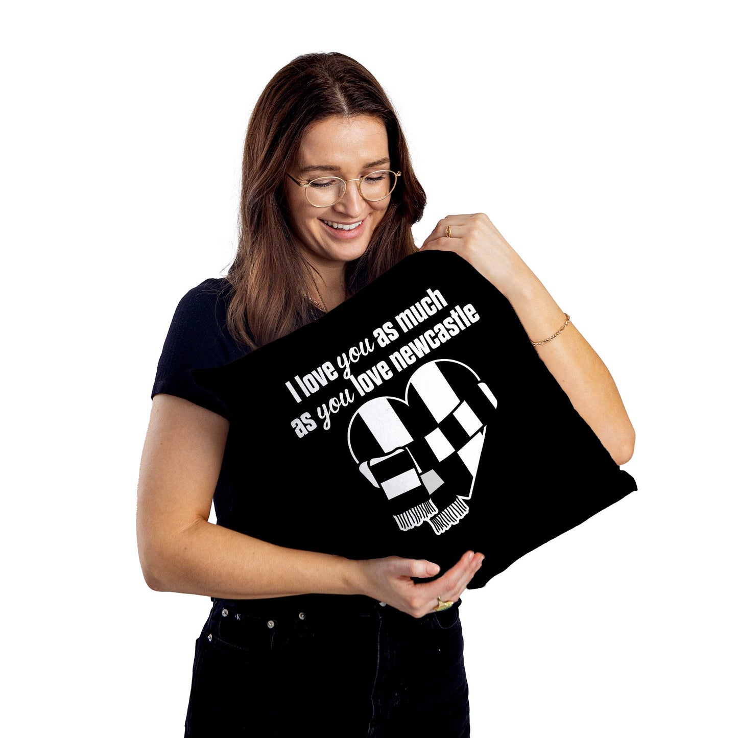 Love You as much as You Love Newcastle- 45cm Cushion