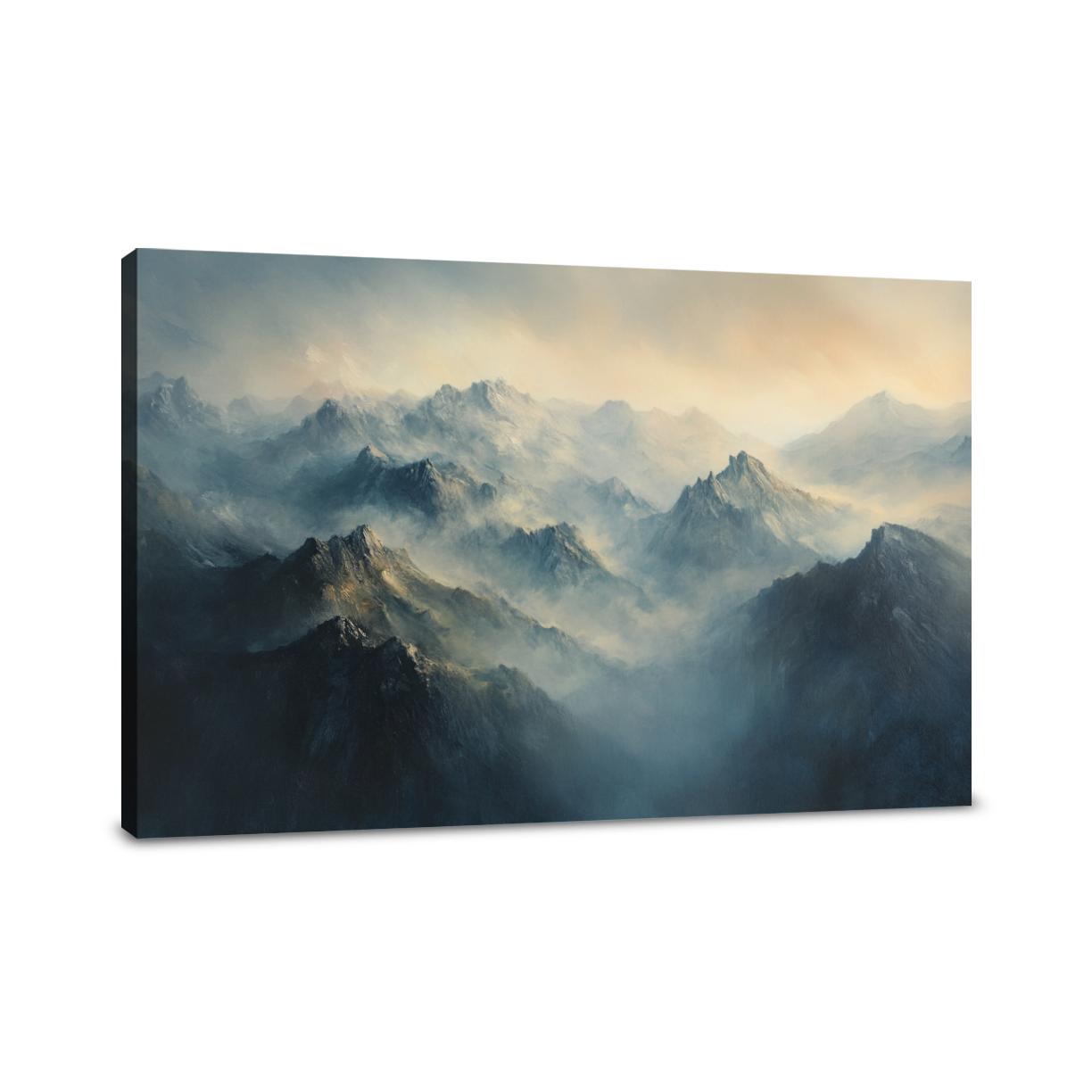 The Whispering Peaks Canvas