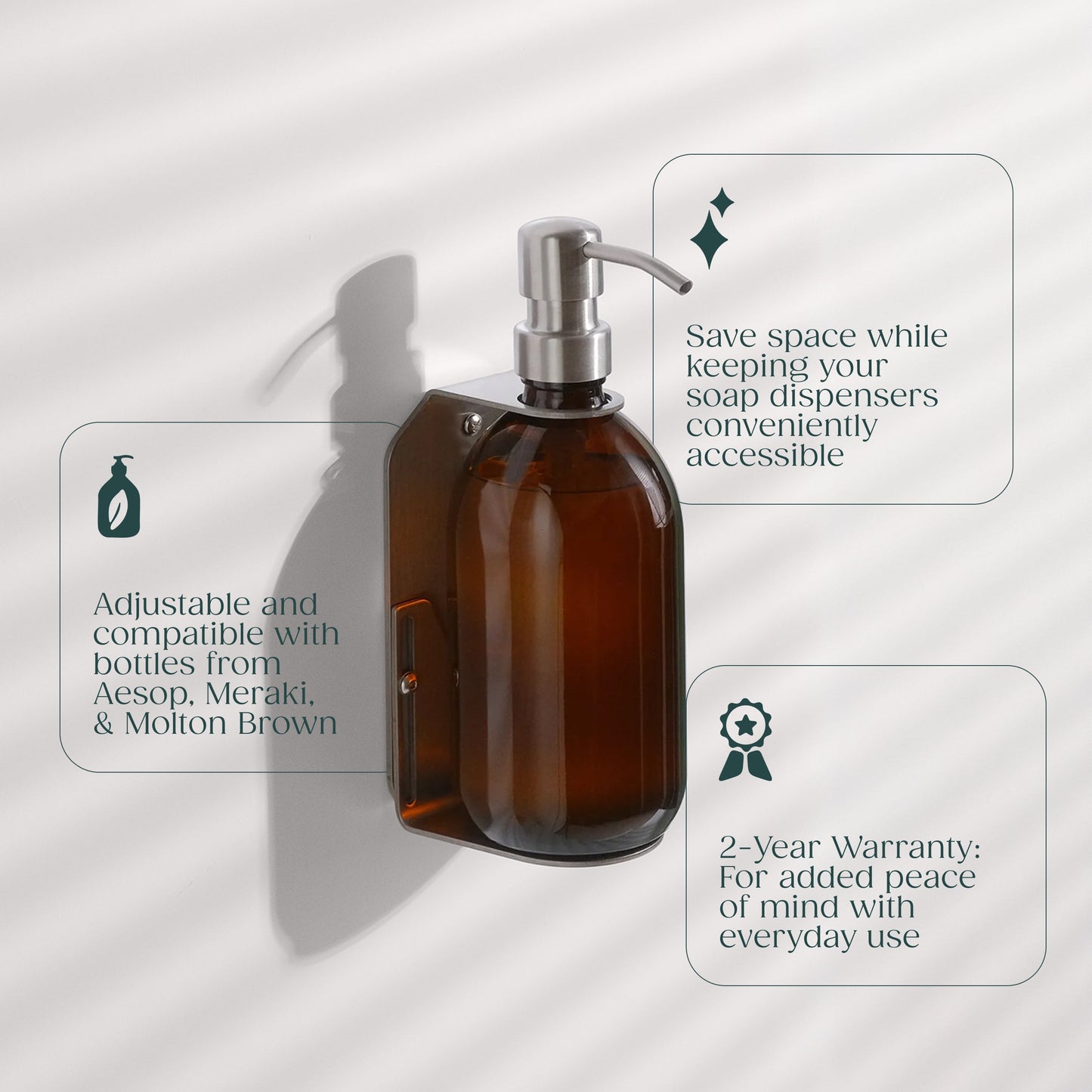 Nickel Single Bottle Holder