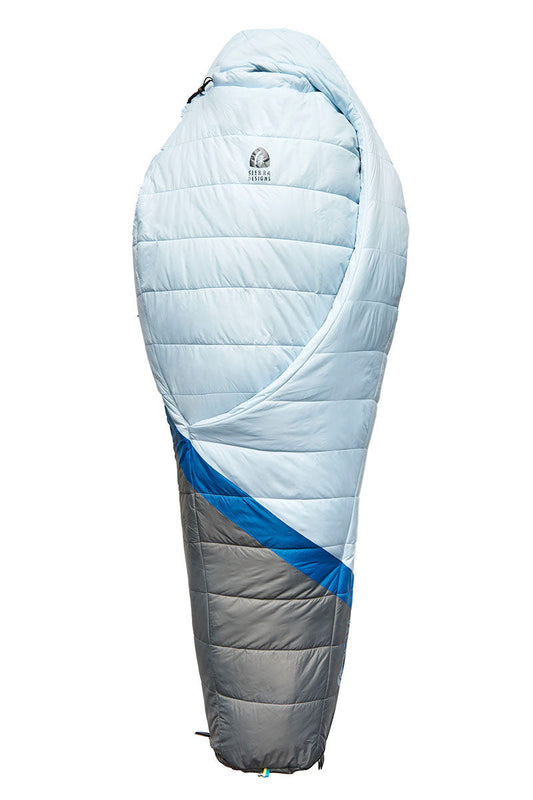 Sierra Designs Women's Night Cap 20°F (-7°C) Synthetic Sleeping Bag - Regular - Ice Blue
