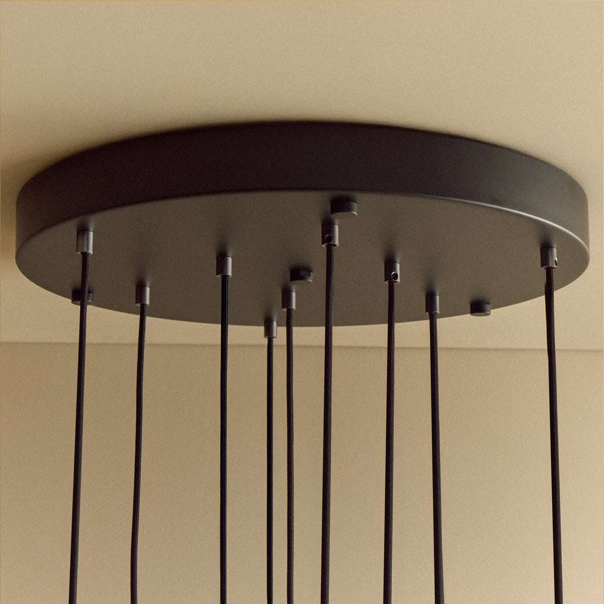 Nine Pendant in Graphite + Sphere IV