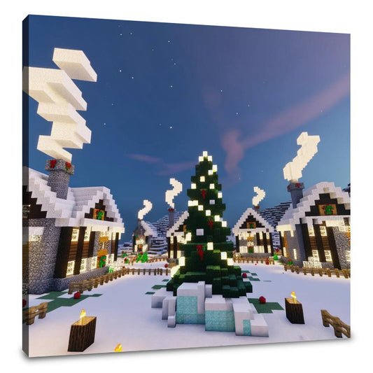 Frosted Hamlet Canvas