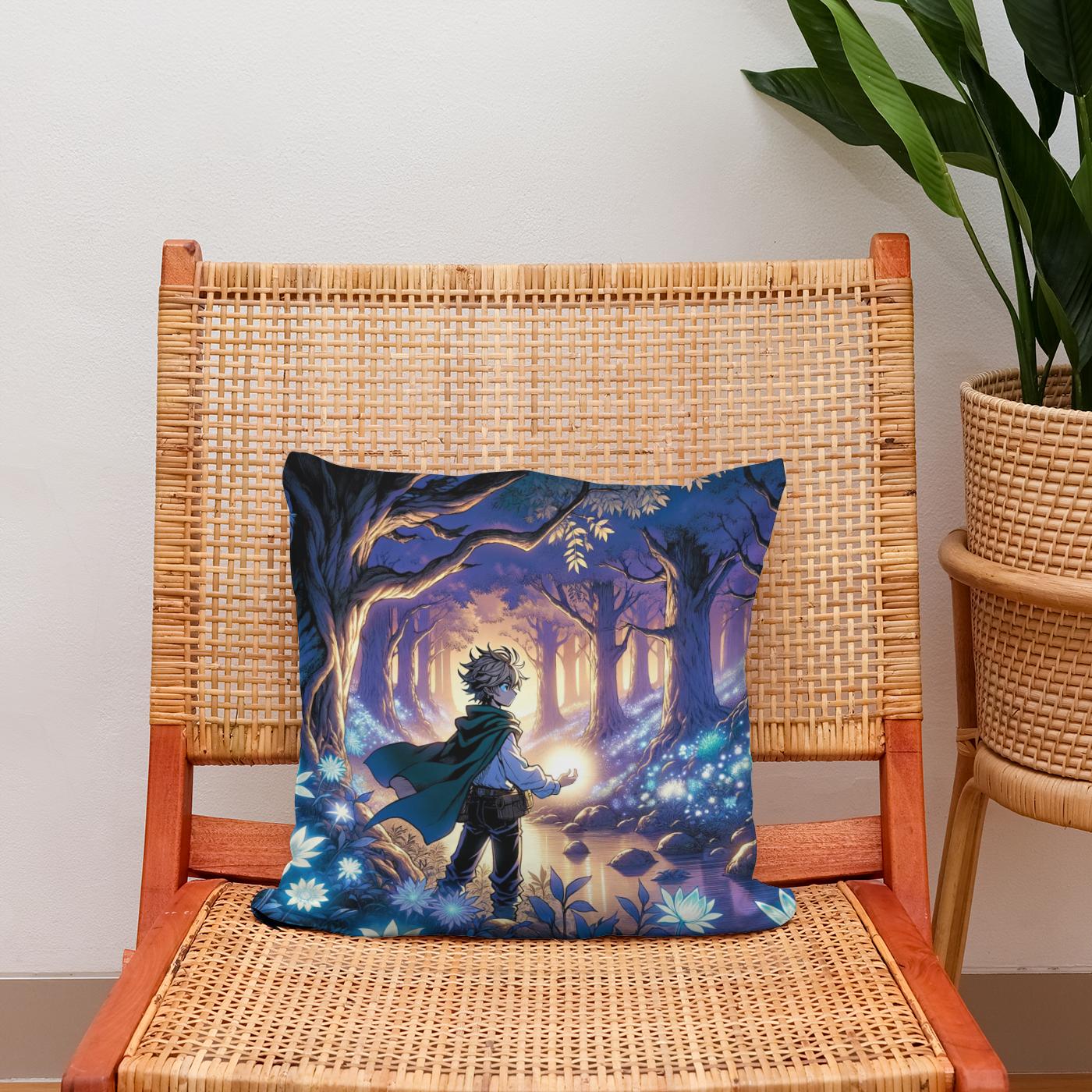 Mystical Twilight Cotton Cushion